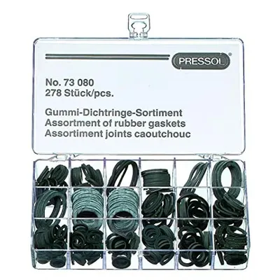 Obrázek produktu pro Pressol Gummi-Dichtring-Set-278 Teile, 10 Abmessungen-¯ 4-33 mm i 73080