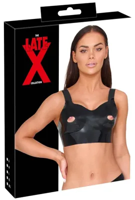 Obrázok produktu pre Latexová podprsenka, čierna, veľkosť 2XL