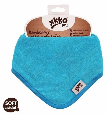 Obrázok produktu pre KIKKO Slintáčik/šatka bambusová Colours (1 ks) – cyan