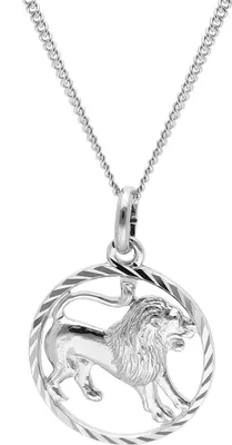 trendor 68260-08 Löwe Sternzeichen Halskette Silber 925 1
