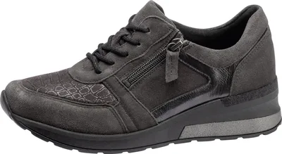Produktbild von Waldläufer H Damenschuhe - bequeme Schnür- Halbschuhe grau Freizeit NEU
