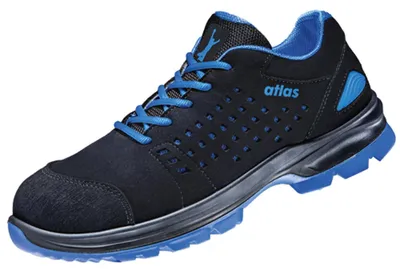 Produktbild von Atlas Sicherheitshalbschuh SL 405 XP 2.0 blue S1P ESD SRC DGUV W12 Gr. 35 schwarz/royalblau