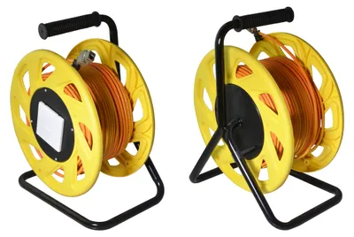Produktbild von helos Patchkabel Cat 7A Trommel gelb 50m