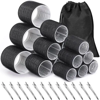 Produktbild von Lockenstab-Set, 30-teilig, 15 Lockenst?be + 15 Haarklammern