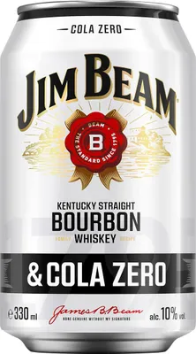 Immagine prodotto di Jim Beam Cola Zero Original bevanda mista in lattina Longdrink 330ml