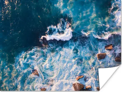 Produktbild von MuchoWow® Poster Strand - Meer - Kieselsteine 160x120 cm - Foto Plakat