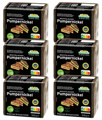 Produktbild von Mestemacher Westfälischer Pumpernickel 6er Pack (6x500g Packung)