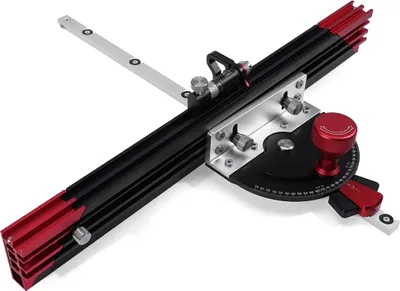 Produktbild von ENJOYWOOD Upgraded Gehrungslehre mit 890mm Anschlag, 27 Winkeleinstellungen & Feineinstellung für präzise Winkelschnitte & Zapfenverbindungen