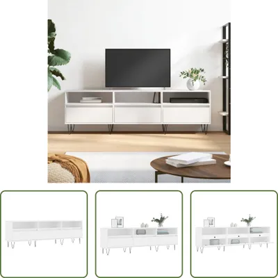 Produktbild von The Living Store TV-Schrank Weiß 150x30x44,5 cm Holzwerkstoff