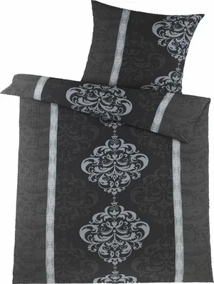 Produktbild von 2-tlg. Soft Seersucker Bettwäsche 135x200 +80x80 cm, Ornamente, bügelfrei