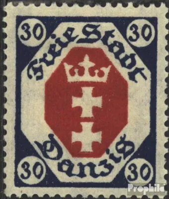 Produktbild von Briefmarken Danzig 1921 Mi 78 postfrisch Wappen