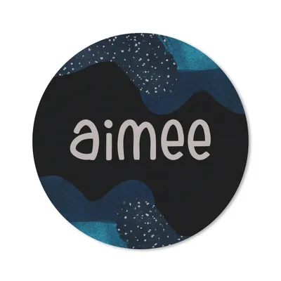 Produktbild von MuchoWow® Mauspad Mousepad Aimee - Pastell - Mädchen 50x50 cm - Mousepads - Maus Mat - Pad - Mausunterlage - Vinyl