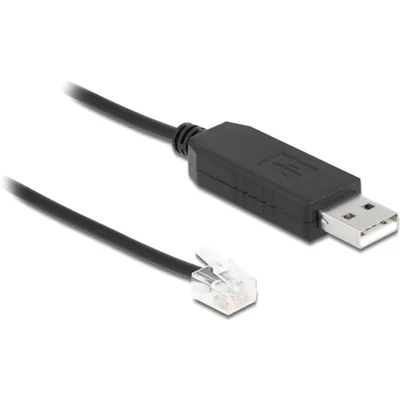 Immagine prodotto di DELOCK Cavo adattatore da USB Tipo-A a seriale RS-232 RJ12 2 m