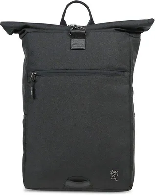 Produktbild von Reisetasche aus schwarzem Material mit Laptopfach und Sicherheitsfach, 15-22 Liter, robust und langlebig.
