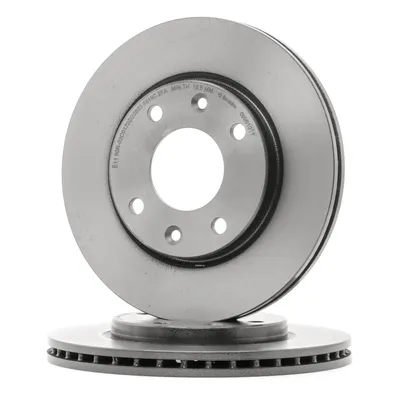 Produktbild von 2x BREMBO Bremsscheibe 09.9610.11 passend für PEUGEOT 206 Schrägheck (2A/C) 34mm