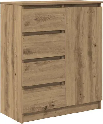 Immagine prodotto di Credenza con Cassetti Rovere Artigianale 71x35x84 cm Truciolato