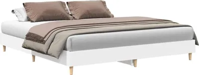 Obrázek produktu pro vidaXL Rám postele bez matrace bílý 180x200 cm materiál na bázi dřeva