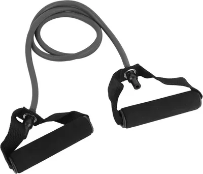 Image de Bande élastique de résistance Corde d'entraînement Tube Workout Exercice de fitness pour yoga Gym Noir