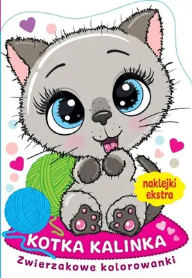 Image de Livres de coloriage sur les animaux. Kalinka le chat