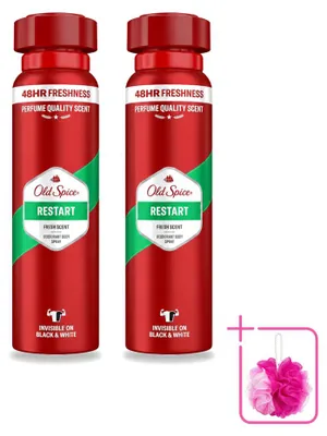Obrázek produktu pro 2 kusy deodorantu Old Spice Restart ve spreji - 150 ml - výhodná balení