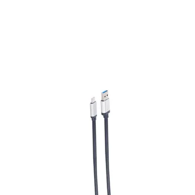 Zdjęcie produktu dla shiverpeaks SP03-75025 shiverpeaks PROFESSIONAL Kabel USB 3.0, USB-A - USB-C, 1,0 m