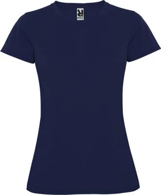 Imagen del producto de Roly - Camiseta "Montecarlo" para mujer - Deportiva, manga corta, modelo PF4302 (Talla L) (Azul marino)