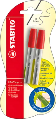 Produktbild von Stabilo Nachfüllminen EASYergo 1.4 Blister Minencontainer 2 ST/12 Min.
