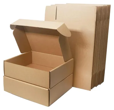 Produktbild von Omgoods – Set mit 15 Versandkartons aus Karton für kleine Pakete