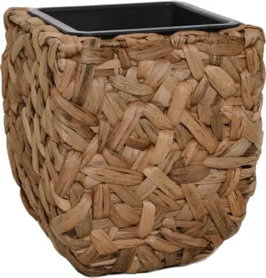 Immagine prodotto di Vaso da fiori WILD in giacinto d'acqua naturale 25x25x30 cm