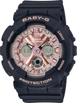 Produktbild von Baby-G Damenuhr, schwarz, Casio-BA-130-1A4ER