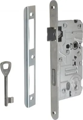 Produktbild von LOB YETI 72/50 Zylinderkastenschloss links verzinkt 70 mm mit Schließblech