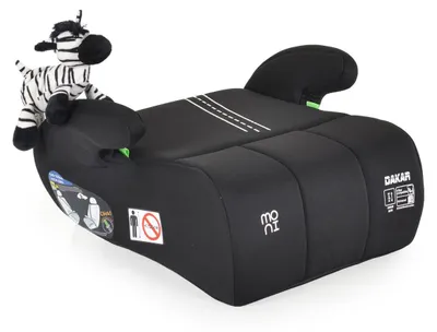 Obrázok produktu pre Moni Dakar i-Size Booster čierny vhodný pre deti s výškou 125-150 cm v súlade s nariadením i-Size R129/03