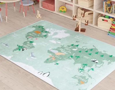 Image de Tapis Enfant Monde