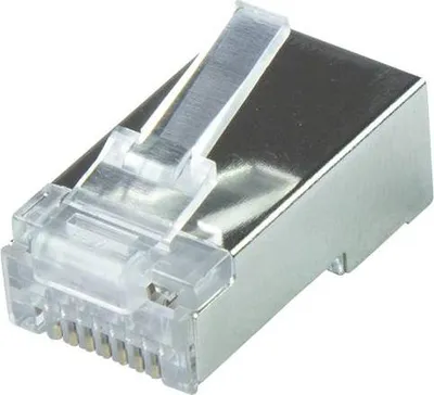 Produktbild von Logilink Modular RJ45 Plug Cat.6A STP, 50 Stück