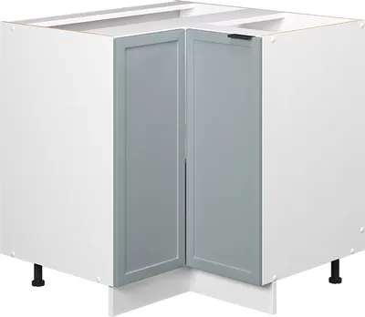 Zdjęcie produktu dla Szafka narożna Vicco Fame-Line Jasnoniebiesko-szary 80.5 cm bez blatu roboczego, Model 50965