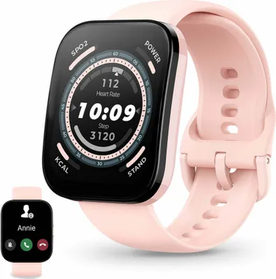 Productafbeelding van Amazfit Bip 5 Roze smartwatch met GPS-module, muziekweergave en waterbescherming