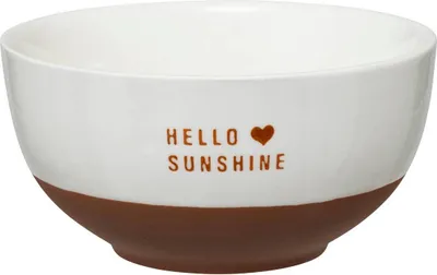 Produktbild von Schüssel "hello" porzellan 45cl - SG Secret de Gourmet