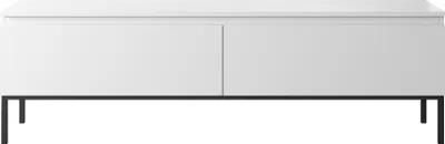 Immagine prodotto di Mobile TV Selsey Bemmi - Lavagna, bianco con gambe nere, 150 cm