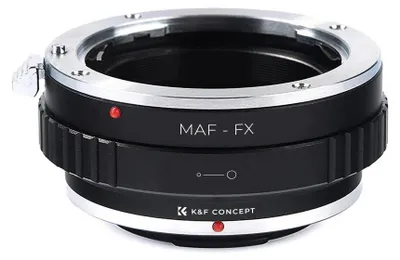 Produktbild von Objektivadapter Sony A / Minolta AF auf Fujifilm X-Mount - Lens Mount Adapter - Für spiegellose Kamera - Manuellfokus - Kein Autofokus - Schwarz