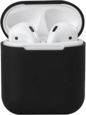 Zdjęcie produktu dla BigBen Connected, silikonowe etui na słuchawki AirPods, czarne