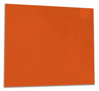 Produktbild von Wallario Herdabdeckplatte aus Glas, Größe 60 x 52 cm 1-teilig, Motiv Orange