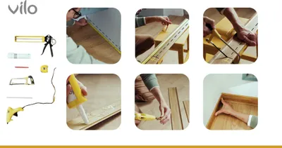 Produktbild von VILO Esquero Außenecke - Eckstück für VILO Sockelleisten - Wasserfest - Stoßfest - Einfache Montage - Zubehör für Fußleisten - 2 Stück