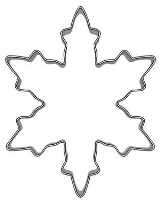 Produktbild von EkoForemki Ausstecher Schneeflocke für Plätzchen und Lebkuchen