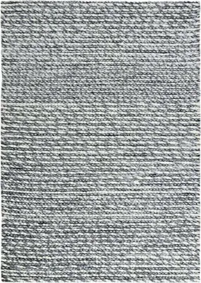 Immagine prodotto di Tappeto in lana e viscosa grigio chiaro 160x230