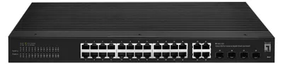 Obrázok produktu pre LevelOne IGS-2128, Riadený, L2, Gigabit Ethernet (10/100/1000), Plne duplexný režim, Inštalácia do Racku