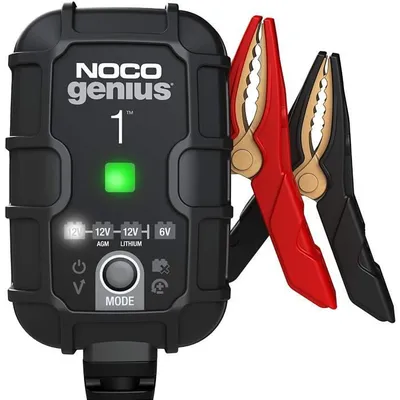 Produktbild von NOCO GENIUS1: Inteligentna ładowarka 1A, ładowarka 6V/12V, ładowarka podtrzymująca i odsiarczacz z kompensacją temperatury