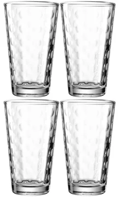 Produktbild von Trinkgläser 4er Set Leonardo HOME spülmaschinenfest 540 ml Glas klar