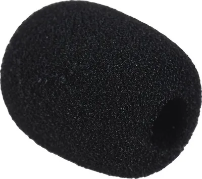 Zdjęcie produktu dla Andoer Mini Lapel Headset Microphone Windscreen Mic Foam Cover, Black 10-Pack