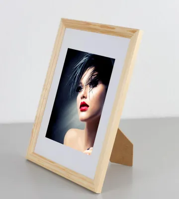 Produktbild von Artos Holz Bilderrahmen Acrylglas Plexi Lifestyle Foto Rahmen Collage Wanddeko Poster - Farbe: Natur | Format: 21x29,7 DIN A4