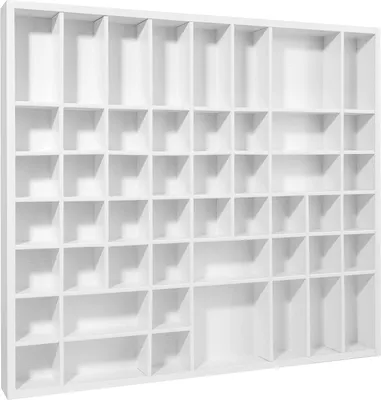 Produktbild von Creative Deco Drewniany Organizer | 52 x 46 x 5 cm | 51 Przegródek | Biały |idealny do przechowywania, decoupage i dekoracji